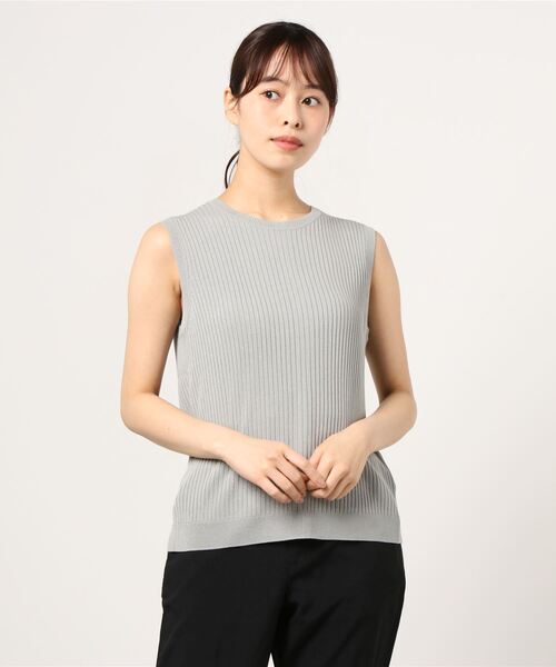 BEAMS LIGHTS 「BEAMS LIGHTS」 ニットベスト 38 グレー レディース 