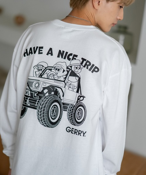tシャツ 「SIDEWAY STANCE×GERRY」別注コラボ ロゴ プリント 長袖Tシャツ メンズ レディース | GERRY | 07