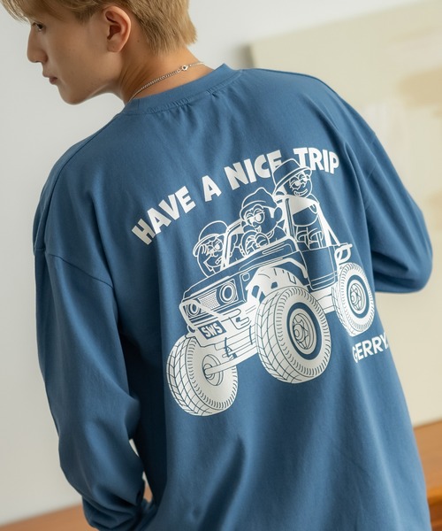 tシャツ 「SIDEWAY STANCE×GERRY」別注コラボ ロゴ プリント 長袖Tシャツ メンズ レディース | GERRY | 11
