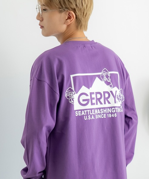 tシャツ 「SIDEWAY STANCE×GERRY」別注コラボ ロゴ プリント 長袖Tシャツ メンズ レディース | GERRY | 06