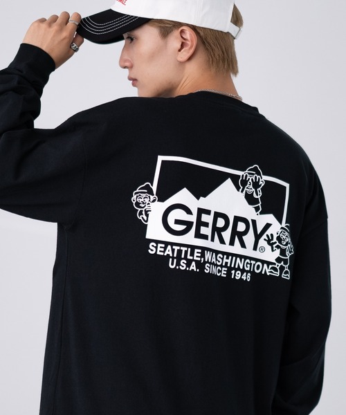 tシャツ 「SIDEWAY STANCE×GERRY」別注コラボ ロゴ プリント 長袖Tシャツ メンズ レディース | GERRY | 02