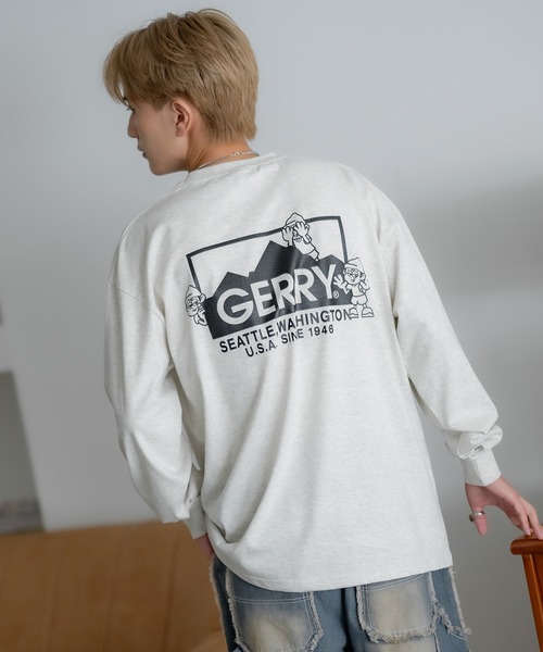 tシャツ 「SIDEWAY STANCE×GERRY」別注コラボ ロゴ プリント 長袖Tシャツ メンズ レディース | GERRY | 13