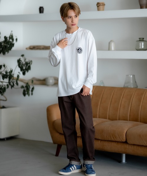tシャツ 「SIDEWAY STANCE×GERRY」別注コラボ ロゴ プリント 長袖Tシャツ メンズ レディース | GERRY | 15