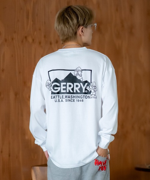 tシャツ 「SIDEWAY STANCE×GERRY」別注コラボ ロゴ プリント 長袖Tシャツ メンズ レディース | GERRY | 17