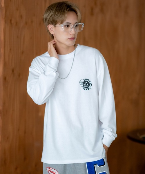 tシャツ 「SIDEWAY STANCE×GERRY」別注コラボ ロゴ プリント 長袖Tシャツ メンズ レディース | GERRY | 18