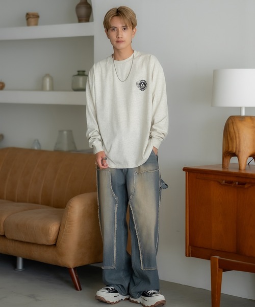 tシャツ 「SIDEWAY STANCE×GERRY」別注コラボ ロゴ プリント 長袖Tシャツ メンズ レディース | GERRY | 25