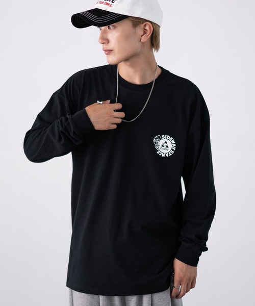 tシャツ 「SIDEWAY STANCE×GERRY」別注コラボ ロゴ プリント 長袖Tシャツ メンズ レディース | GERRY | 20