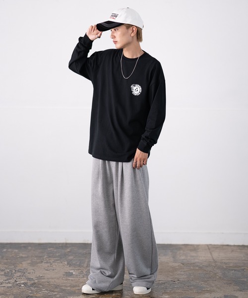 tシャツ 「SIDEWAY STANCE×GERRY」別注コラボ ロゴ プリント 長袖Tシャツ メンズ レディース | GERRY | 22