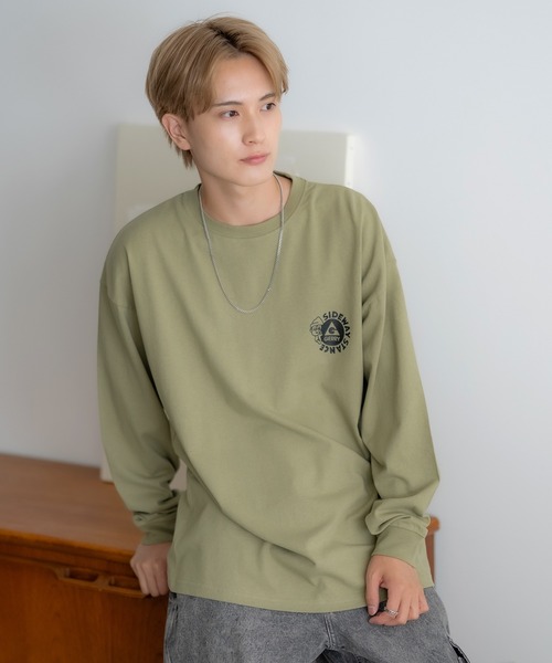 tシャツ 「SIDEWAY STANCE×GERRY」別注コラボ ロゴ プリント 長袖Tシャツ メンズ レディース | GERRY | 26