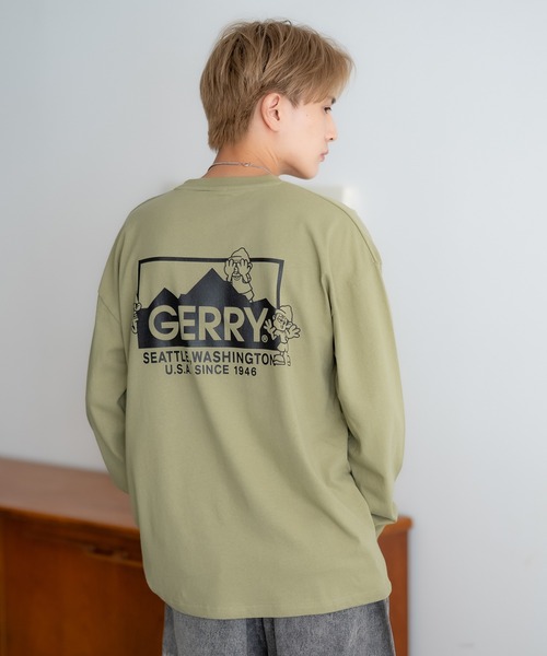 tシャツ 「SIDEWAY STANCE×GERRY」別注コラボ ロゴ プリント 長袖Tシャツ メンズ レディース | GERRY | 27