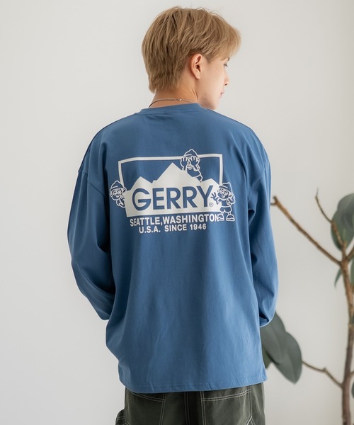 tシャツ 「SIDEWAY STANCE×GERRY」別注コラボ ロゴ プリント 長袖Tシャツ メンズ レディース | GERRY | 30