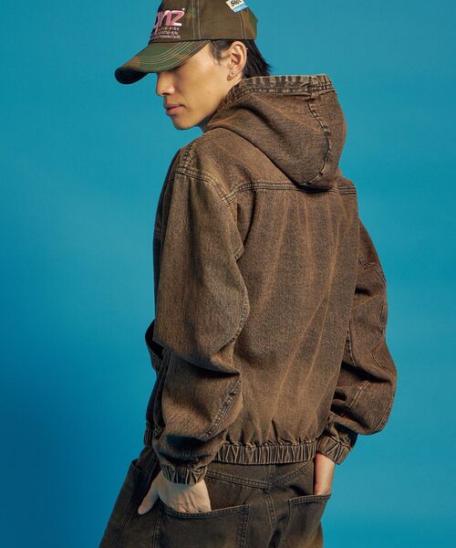 satousonさん専用 SEQUENZE パーカー 「sqnz（エスキュンズ）」sqnz washed denim jacket