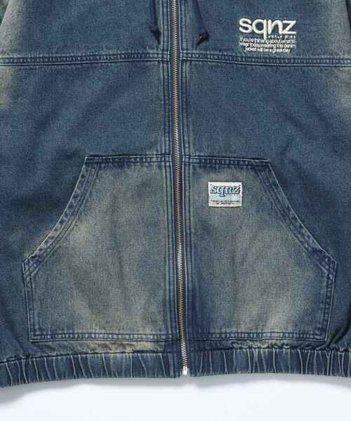 jean パーカー Jines（ジネス） パーカー エアリーダンボールZIPパーカー レディース