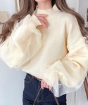 ニット セーター ふわっと広がる洗練カジュアル...の詳細画像2