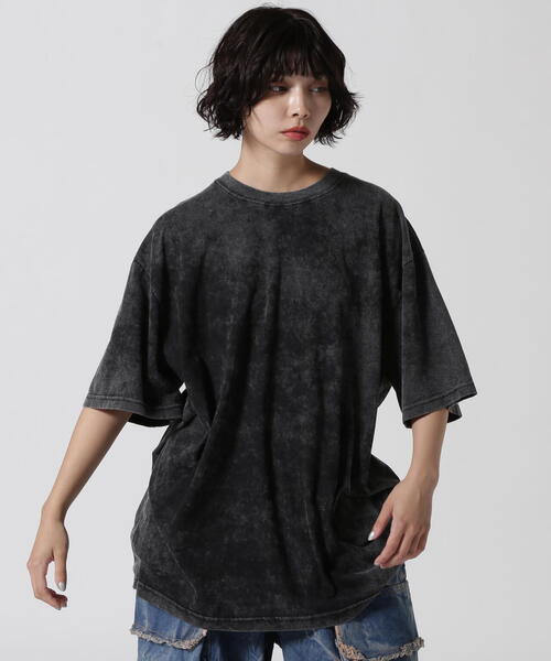 tシャツ SIS/エスアイエス/ピグメントＴシャツ レディース メンズ