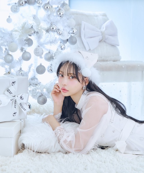 sugar nine コスプレ チュールロングスリーブハイネックサンタコスプレ