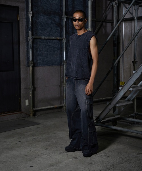 ANDER HUNK ワイドパンツ カーゴパンツ 4-Pocket Cargo Denim Pants/4