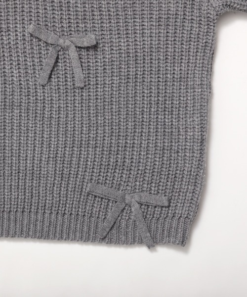 リボン付きニットプルオーバー レディース : ZOZOTOWN Yahoo!店 - 通販