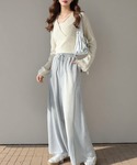 tシャツ スタイルアップが叶う!リボンカシュク...の詳細画像2