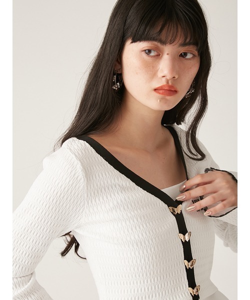 LILY BROWN カーディガン 「WEB・一部店舗限定カラー」「LILY