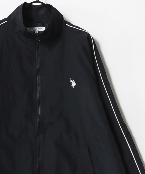 Polo 黒 ナイロンジャケット U.S. POLO ASSN. ナイロンジャケット ASSN./ユーエスポロアッ