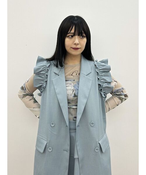 jouetie ワンピース フリルジレミニワンピース「セットアップ