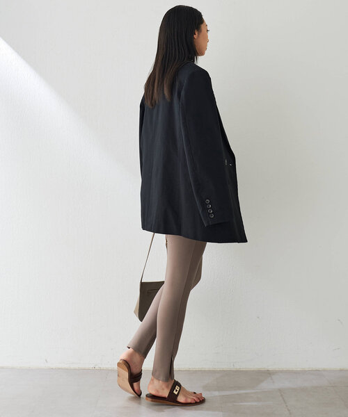 レギンスZIP パンツ　 ウィムガゼット　黒 ウィムガゼット Whim Gazette レギンスZIPパンツ （black