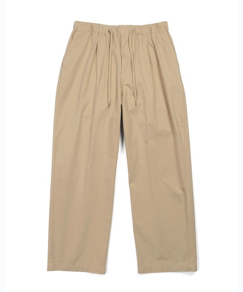 The DUFFER of ST.GEORGE チノパン TUCK WIDE CHINO PANTS