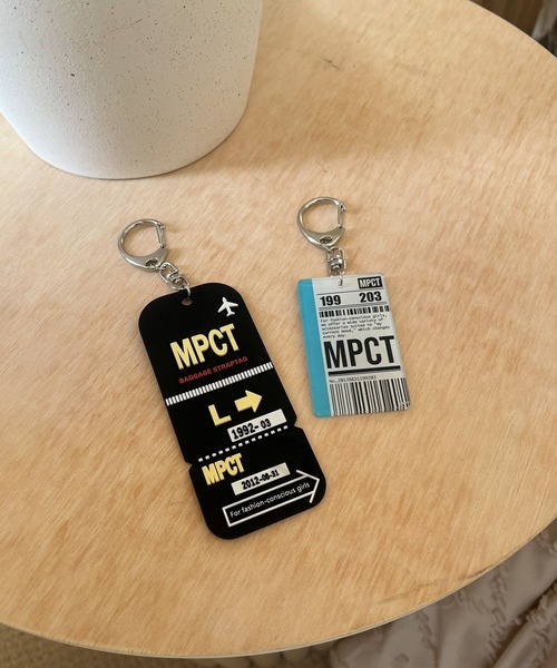 Me%（ミィパーセント） キーホルダー トラベルタグキーチャーム 326351