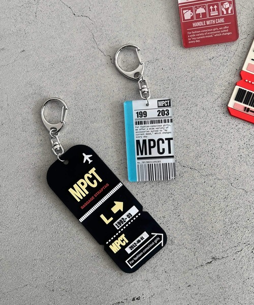 Me%（ミィパーセント） キーホルダー トラベルタグキーチャーム 326351