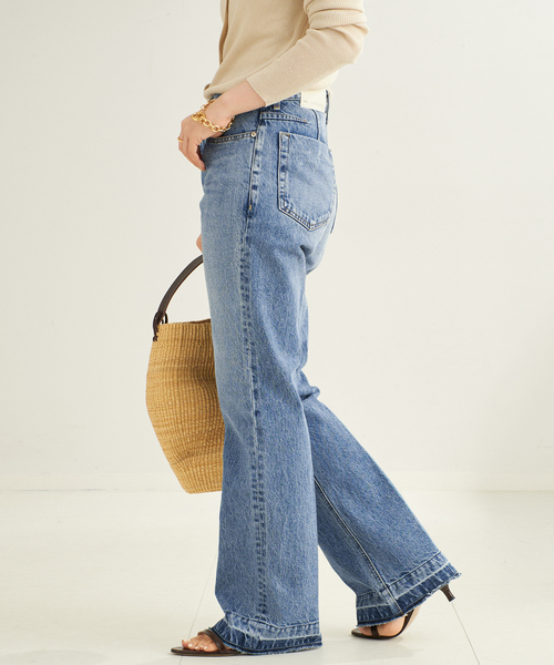 plage❤︎ DENIM SEMI FLARED パンツ plage ジーンズ デニム デニムパンツ NEPLA./ネプラ 別注 SEMI