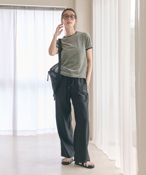 BEAUTY&YOUTH UNITED ARROWSシアーボロアリンガーTシャツ BEAUTY＆YOUTH UNITED ARROWS tシャツ シアーベロア リンガー T