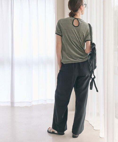 BEAUTY＆YOUTH UNITED ARROWS tシャツ シアーベロア リンガー T