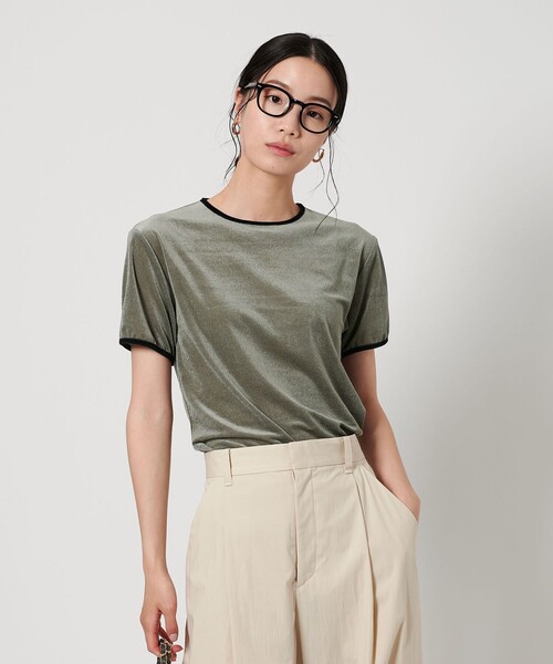 BEAUTY&YOUTH UNITED ARROWSシアーボロアリンガーTシャツ BEAUTY＆YOUTH UNITED ARROWS tシャツ シアーベロア リンガー T