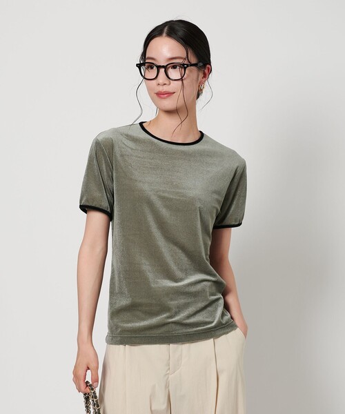 BEAUTY&YOUTH UNITED ARROWSシアーボロアリンガーTシャツ BEAUTY＆YOUTH UNITED ARROWS tシャツ シアーベロア リンガー T