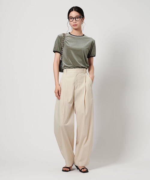 BEAUTY&YOUTH UNITED ARROWSシアーボロアリンガーTシャツ BEAUTY&YOUTH UNITED ARROWS｜シアーベロア リンガー Tシャツ