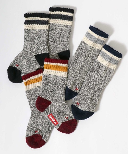 Healthknit（ヘルスニット） 靴下 「kidsサイズ」ラインソックス3P