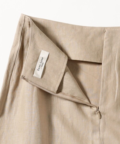 Demi-Luxe BEAMS / リネン シンプルロングスカート .M Demi-Luxe BEAMS｜リネン シンプルロングスカート .M | Rakuten