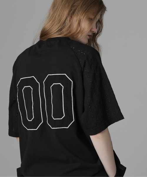 tシャツ 「WEB LIMITED Belle LINE」LACE NUMBERING T-SHIRT/レースナンバリングTシャツ レディース
