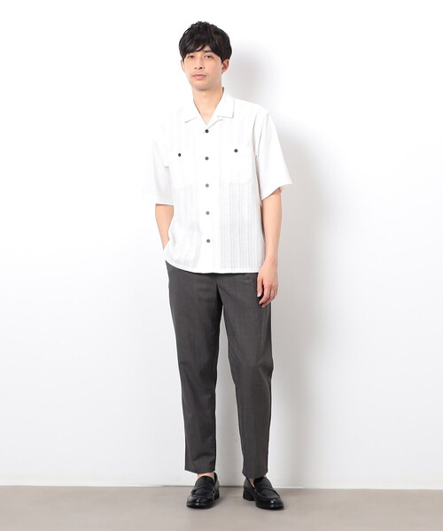 COMME CA ISM シャツ キューバシャツ メンズ : ZOZOTOWN Yahoo