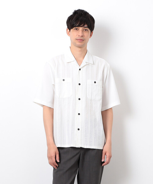 COMME CA ISM シャツ キューバシャツ メンズ : ZOZOTOWN Yahoo