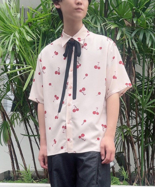 MILKBOY（ミルクボーイ） ブラウス シャツ 半袖 CHERRY シャツ