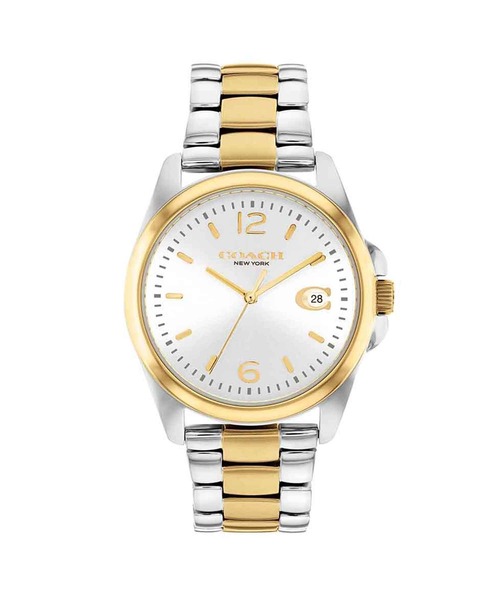 極美品✨COACH コーチ ゴールド クロノグラフ メンズ 腕時計 稼働品 COACH（コーチ） 腕時計 GREYSON 36 レディース メンズ