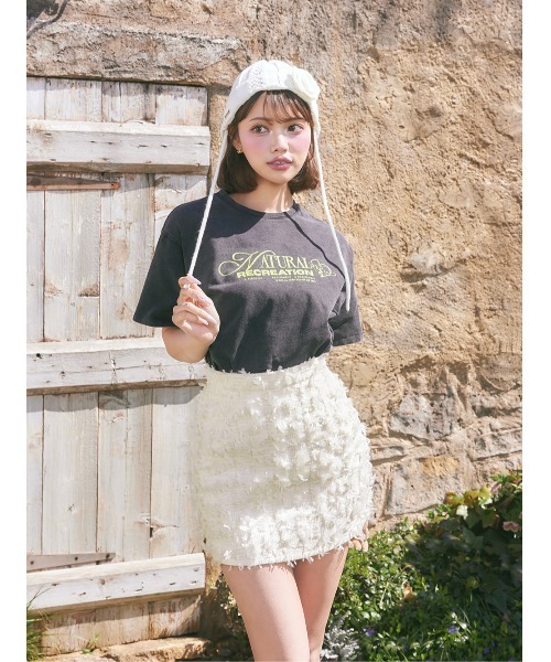 Darich（ダーリッチ） スカート ツイードフリンジミニスカート