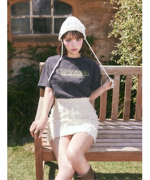 Darich（ダーリッチ） スカート ツイードフリンジミニスカート