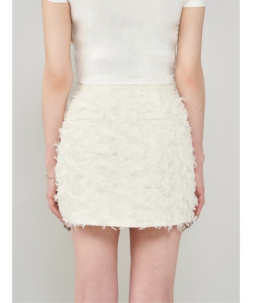 Darich（ダーリッチ） スカート ツイードフリンジミニスカート
