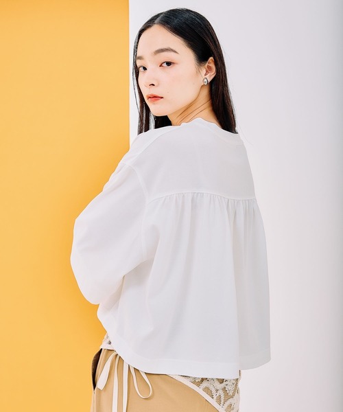 はなび 6.2まで フリーセレクト LEPSIM（レプシィム） tシャツ 半袖 バックギャザーワイドT 290299