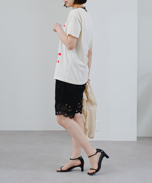 RUTH クロシェショートパンツ/BAU by Bride And You セール】リングバックルレースショートパンツ（その他パンツ