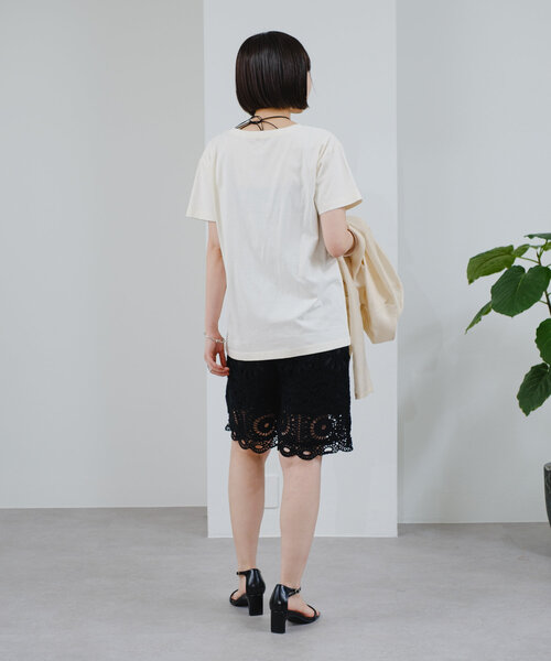 SALE *maje* フラワークロシェショートパンツ mystic パンツ クロシェショートパンツ レディース : ZOZOTOWN