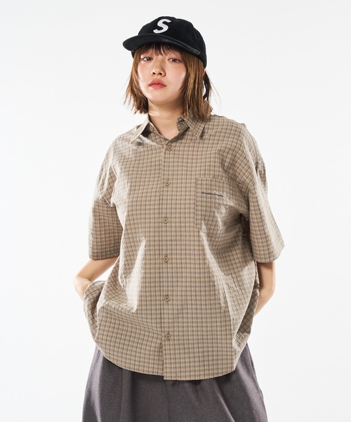 ballsey brothers シアーサッカーチェックシャツ western seersucker check shirt – YZ